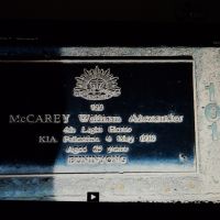 William McCarey. Service No. 799. Tree No. 101.