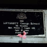 George Leverett. Service No. 6555. Tree No. 93.