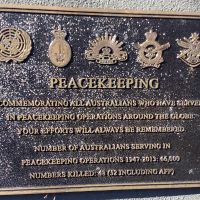 Peacekeeping Plaque