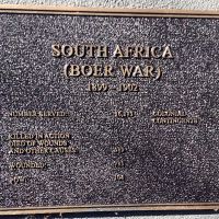 Boer War Plaque