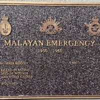 Malayan Emergency Plaque