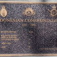 Indonesian Confrontation Plaque