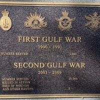  Gulf Wars Plaque