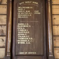 Kardella South State School Honor Board
