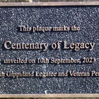 Century of Legacy Plaque