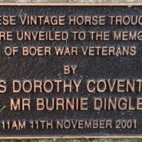 Boer War Memorial Plaque
