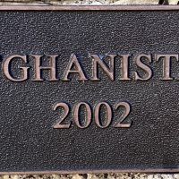 Afghanistan Plaque