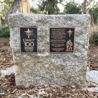 100 years of Legacy Memorial Stone