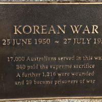 Korean War Plaque