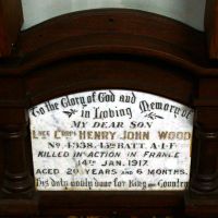 Bowraville Frank Partridge, VC Military Museum Commemorative Plaque to Lance Corporal H. J. Wood of the 45th Battalion AIF