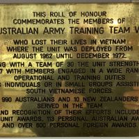 Australian Army Training Team Vietnam Plaque