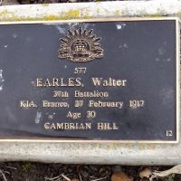 Walter Earles Service No 577. Tree No. 12