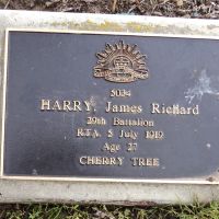 James Harry Service No. 5034. Tree No. 16