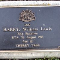 William Harry:  Service No 1309 Tree No. 17