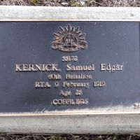Samuel Kernick: Service No 55172 Tree No. 24.