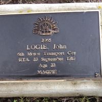 John Logie: Service No 2065. Tree No. 26.
