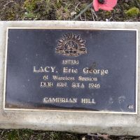 Eric Lacy: Service no. 157334. Tree No. 48