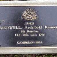 Archibald Medwell: Service No. 134565. Tree No. 49