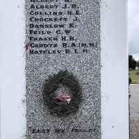 Died on service - left side