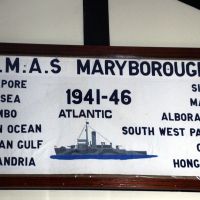 HMAS Maryborough 1941 -1946 Battle Honours Banner