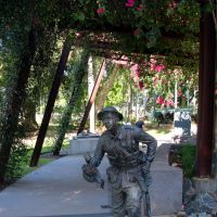 Maryborough Gallipoli to Armistice War Memorial Advancing Soldier Statue