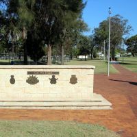 Kingaroy Soldiers Memorial Stone of Remembrance Honouring all Branches of the Australian Armed Forces and the Merchant Navy