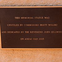 Kingaroy Memorial Park Soldiers Memorial Dedication Plaque
