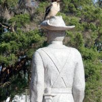 Kingaroy Memorial Park Soldiers Memorial Statue with Friend - Two Australian Icons