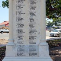 Nanango War Memorial World War I Roll of Honour