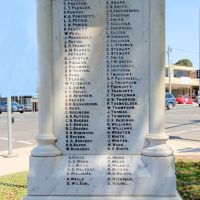 Nanango War Memorial World War I Roll of Honour