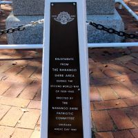 Nanango War Memorial World War 2 Roll of Honour Interpretative Plaque