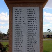 Crows Nest War Memorial World War I Roll of Honour