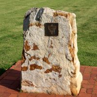 Toowoomba Rats Of Tobruk Memorial Stone and Plaque