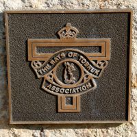 Toowoomba Rats Of Tobruk Association Plaque Mounted on Memorial Stone