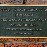 Toowoomba Naval Memorial Dedication Plaque