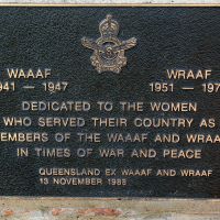 Toowoomba Mothers' Memorial Gardens WAAAF and WRAAF Commemorative Plaque