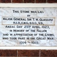 Toowoomba Soliders' Memorial Hall Foundation Stone