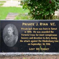 The J Ryan VC Memorial Panel