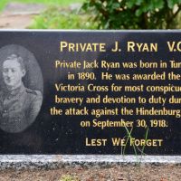 The J Ryan VC Memorial Panel