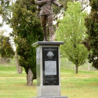 The Memorial Panel faces towards the nearby Memorial and statue for Private EJF Ryan VC