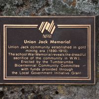 The commemorative plaque