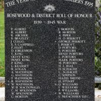 Second World War Roll of Honour