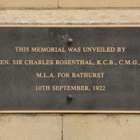 The unveiling plaque