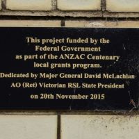 Dedication plaque