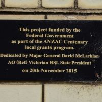 Dedication plaque