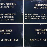 VC Recipients August 1918 - October 1918