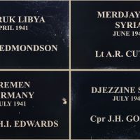 Composite image of plaques for recipients April 1941 - July 19141