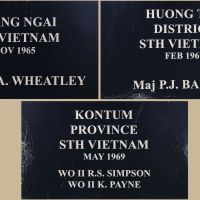 The four VCs awarded to Australians during the war in Vietnam