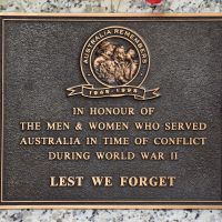 Commemorating those who served during the Second World War