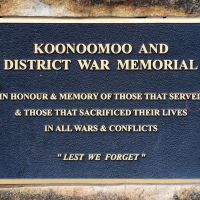 Koonoomoo and District War Memorial